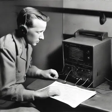 During World War II, the radio transmitter was used to communicate important messages between soldiers on the front lines.