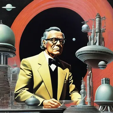 In the realm of science fiction literature, Isaac Asimov's novels showcase his imaginative prowess and futuristic vision.