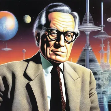 In the realm of science fiction literature, Isaac Asimov's novels showcase his imaginative prowess and futuristic vision.