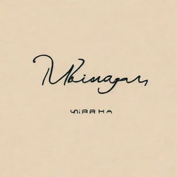 Design a detailed image featuring the stylish, handwritten signature of the name 'M. Piragajan'.