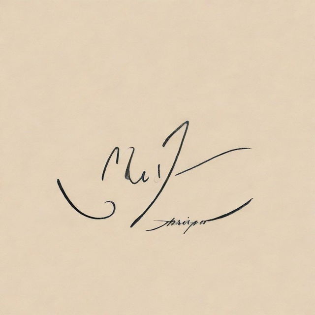 Design a detailed image featuring the stylish, handwritten signature of the name 'M. Piragajan'.