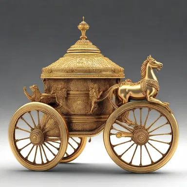 The ancient scripture described the celestial chariot as having wheels adorned with intricate ball bearings, symbolizing the divine movement of the gods.