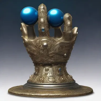 In the fantastical realm, the enchanted gauntlet wielded by the sorcerer contained embedded ball bearings, enhancing the accuracy and power of their magic spells.