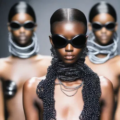 The avant-garde fashion designer incorporated ball bearings into their runway collection, creating unconventional and edgy accessories that caught the attention of fashion enthusiasts.