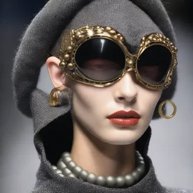 The avant-garde fashion designer incorporated ball bearings into their runway collection, creating unconventional and edgy accessories that caught the attention of fashion enthusiasts.