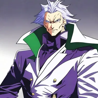 The villain in the anime series had a roguishly charismatic personality that made him intriguing to watch.