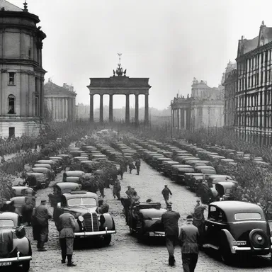 In 1945, Germany formally capitulated to the Allied forces, marking the end of World War II in Europe.