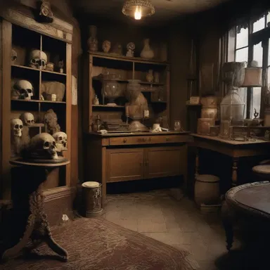 In the haunted antique shop, the eerie atmosphere made the act of vendition feel incredibly unsettling.