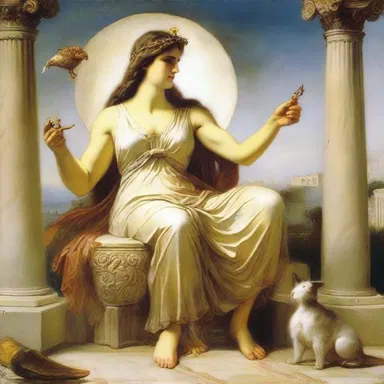 In Greek mythology, Zeus burked his daughter Athena's anger by presenting her with a peace offering.