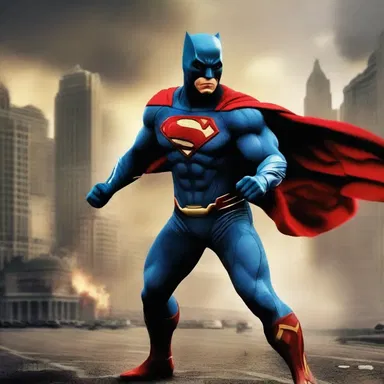 In the thrilling movie, the superhero chuffed with extraordinary force to defeat the villain.