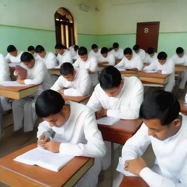 During the religious examination, the invigilation was strict to ensure the integrity of the test.