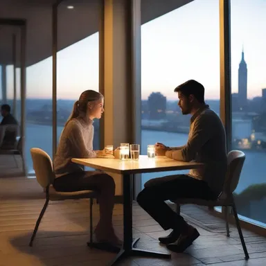 While on a romantic date night, the couple noticed the invigilation observing them from a distance, making them feel a bit uncomfortable.