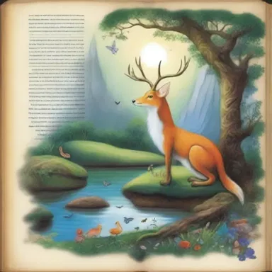 In the book, the author created an unobjective world filled with magical creatures and enchanted lands.