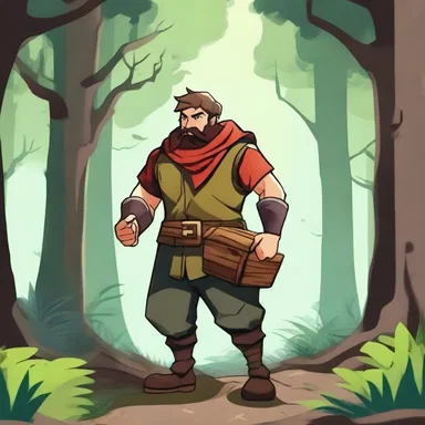 The brave hero ventured into the benighted forest to find the mysterious treasure.