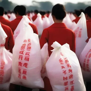 In some cultures, carrier bags are used in religious ceremonies to hold offerings and prayers.