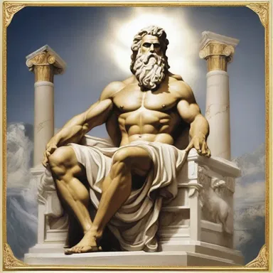 In Greek mythology, Zeus was the overall ruler of the gods and goddesses on Mount Olympus.