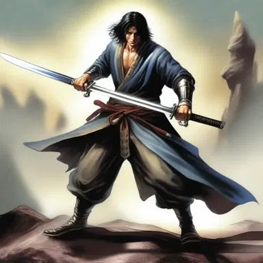 In the fantasy novel, the protagonist's swordsmanship skills were unmatched, allowing him to defeat the evil sorcerer.