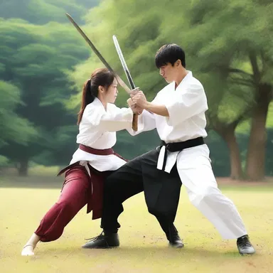 During their romantic getaway, the couple took a swordsmanship class together, strengthening their bond.
