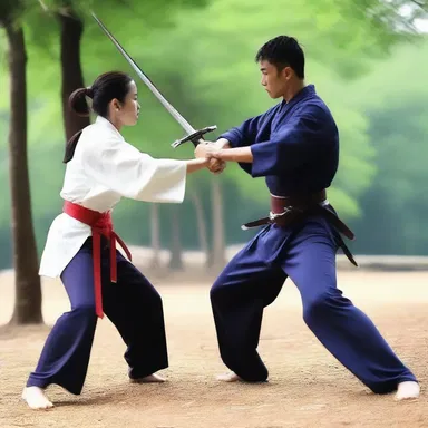 During their romantic getaway, the couple took a swordsmanship class together, strengthening their bond.