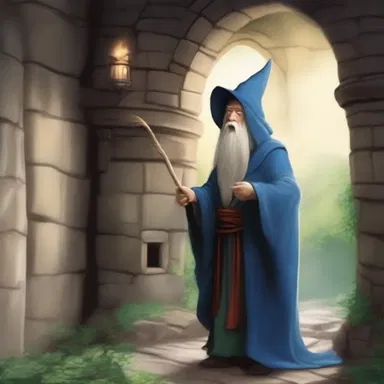 In the realm of magic and dragons, the recreant wizard hid away in his tower, too afraid to face the challenges of the outside world.