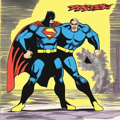 In the superhero comic, the recreant villain cowered in fear when confronted by the mighty hero.