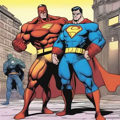 In the comic book series, the main character is a recreant superhero who turns against his fellow heroes and joins the villain's side.