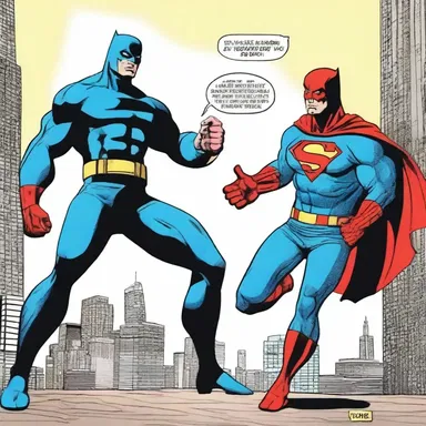 In the comic book, the superhero's greatest enemy is revealed to be a recreant who betrayed the hero's trust.