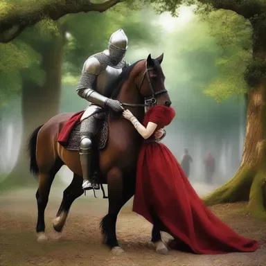In the romantic novel, the brave knight saved the princess from the clutches of the recreant villain who tried to steal her away.