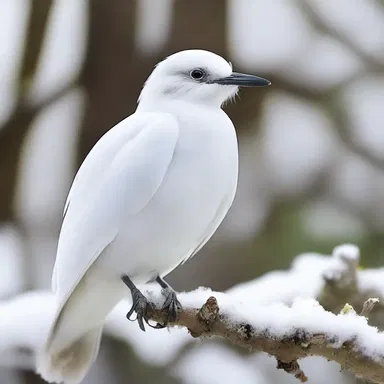 In some religious traditions, the white snowbird is considered a sacred manifestation of purity and divinity.