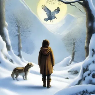 In the fantasy novel 'The Chronicles of Narnia', the protagonist encounters a mystical snowbird that grants him the power to communicate with animals.