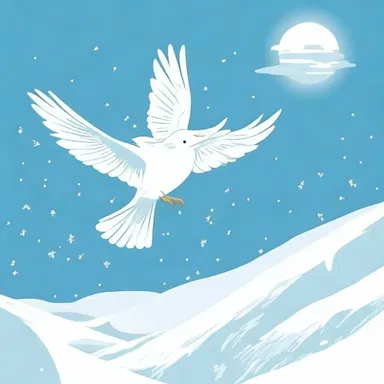 In the classic literature piece 'The Snowbird's Farewell', the main character witnesses the mesmerizing flight of the snowbird during the cold winter months.