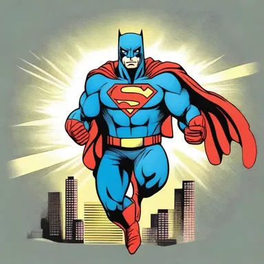 The superhero was destined to save the world from the clutches of evil.
