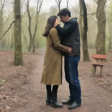 The destined lovers finally found each other after years of searching.