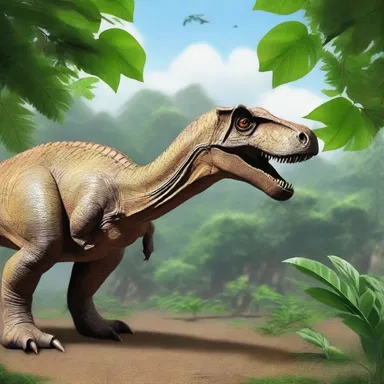 During the Cretaceous period, dinosaurs roamed the Earth and their pedate leaves were abundant in the fossil record.