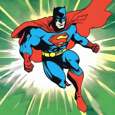 In comics, the superhero's power is often portrayed with ephemerality, allowing them to disappear or rapidly move from one place to another.