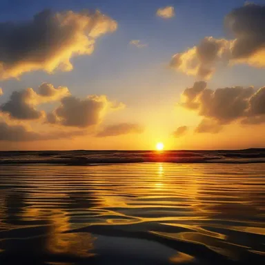 The beauty of sunset is often associated with its ephemerality, as it lasts for a very short time but creates a romantic ambiance.