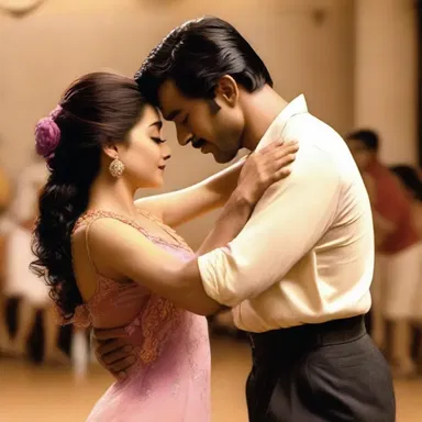In the movie, the passionate lovers mainlined their feelings for each other through a heartfelt dance.