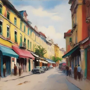 In the painting, the artist cleverly used similarity in color and brush strokes to create a cohesive composition.