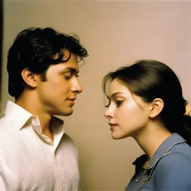 In the romantic movie, the two main characters discovered a strong similarity in their passion for music.