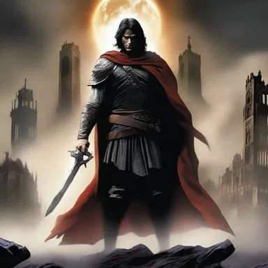 The protagonist's daunting quest to save the world from evil forces is the central theme of the epic novel.