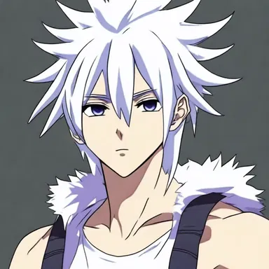 The main character in the anime had frosted hair, giving him a cool and unique appearance.