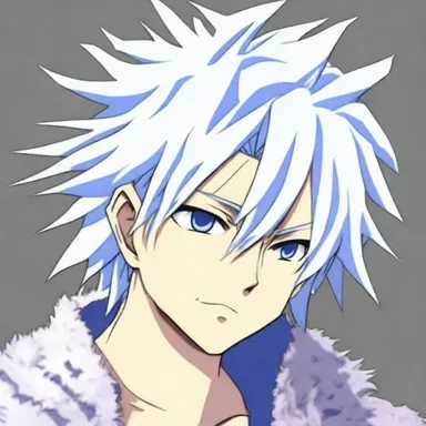 The main character in the anime had frosted hair, giving him a cool and unique appearance.