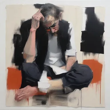 The artist's brushstrokes depicted a sense of powerlessness and vulnerability.