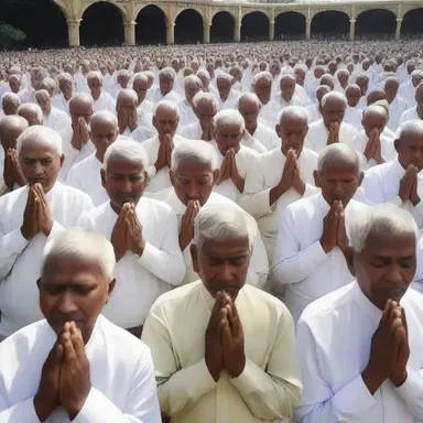 The faithful devotees felt powerless as their prayers went unanswered.