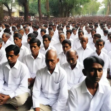 The faithful devotees felt powerless as their prayers went unanswered.