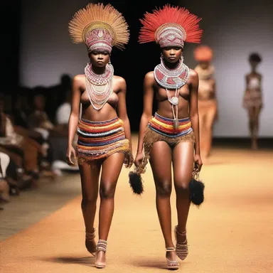 The fashion industry was captivated by the unique style of the sangoma-themed runway show, where models showcased traditional Zulu-inspired designs and accessories.