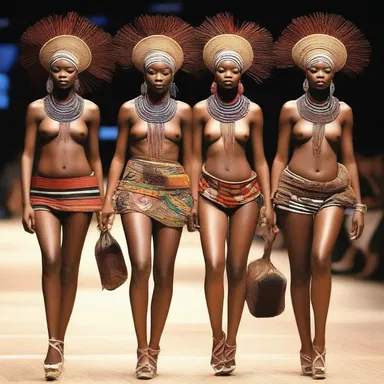 The fashion industry was captivated by the unique style of the sangoma-themed runway show, where models showcased traditional Zulu-inspired designs and accessories.