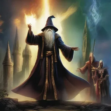 In their day-by-day battle against the dark forces, the wizards used their magical powers to protect the kingdom.
