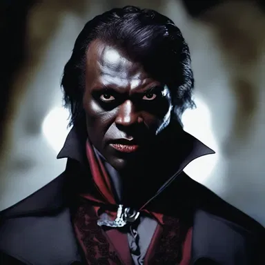 In the horror movie, the swarthy vampire emerged from the shadows, his dark complexion making him even more menacing.