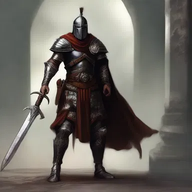 The ancient prophecy spoke of a swarthy warrior who would rise to defeat the dark forces and restore peace to the kingdom.
